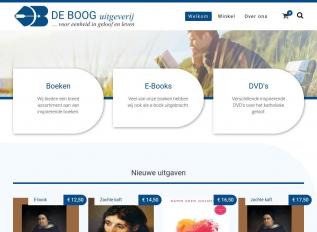 Schermafbeelding van deboog-uitgeverij.nl