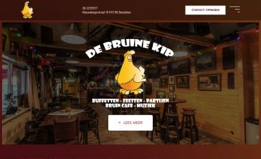 Schermafbeelding van debruinekip.nl
