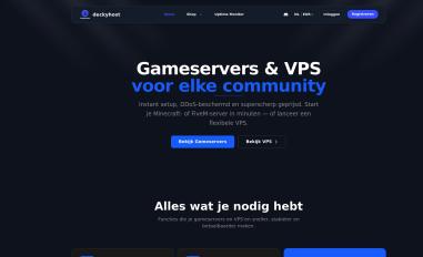 Schermafbeelding van deckyhost.com