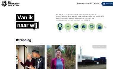 Schermafbeelding van decommunityreporters.nl