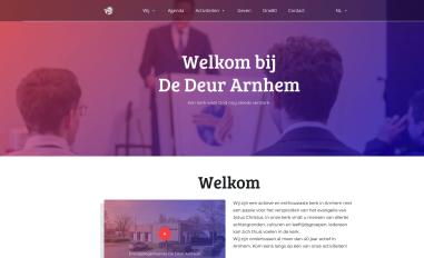 Schermafbeelding van dedeurarnhem.nl
