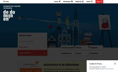 Schermafbeelding van dedomijnen.nl