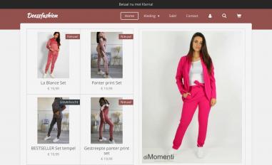 Schermafbeelding van deessfashion.nl