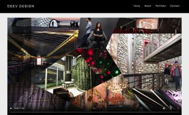 Schermafbeelding van deevdesign.com