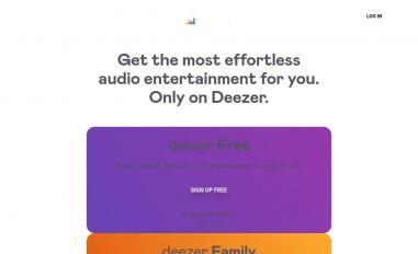 Schermafbeelding van deezer.com
