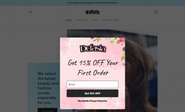 Schermafbeelding van defasia.com