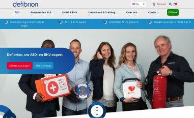 Schermafbeelding van defibrion.com