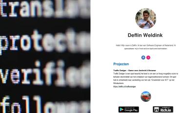 Schermafbeelding van deflin.nl