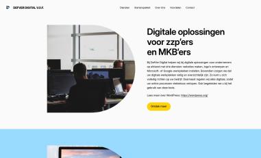 Schermafbeelding van defverdigital.nl