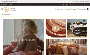 Schermafbeelding van degeleflamingo.nl
