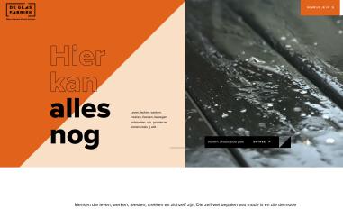 Schermafbeelding van deglasfabriek.com