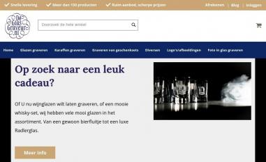 Schermafbeelding van deglasgraveur.nl