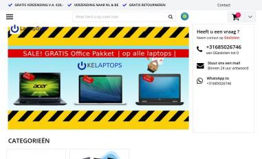 Schermafbeelding van degoedkoopstelaptops.nl