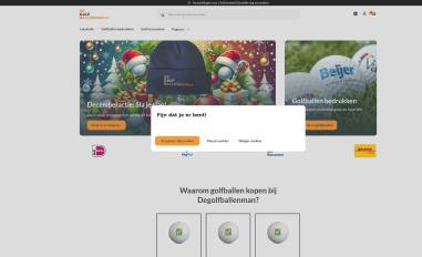 Schermafbeelding van degolfballenman.nl