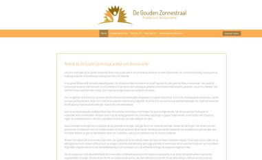 Schermafbeelding van degoudenzonnestraal.nl
