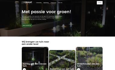 Schermafbeelding van degraafhoveniers.nl