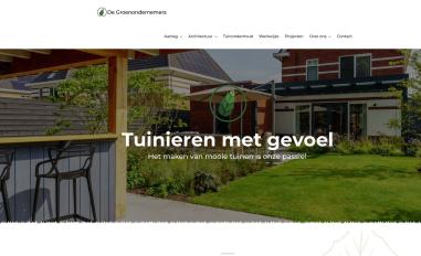 Schermafbeelding van degroenondernemers.nl