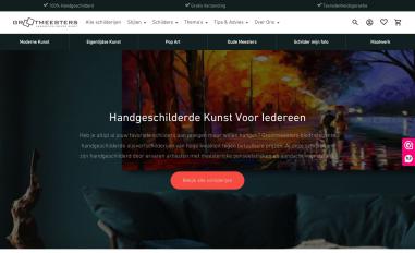 Schermafbeelding van degrootmeesters.com