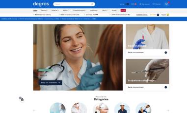 Schermafbeelding van degros.nl