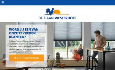 Schermafbeelding van dehaanwesterhoff.nl