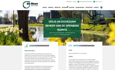 Schermafbeelding van deheerlandenwater.nl