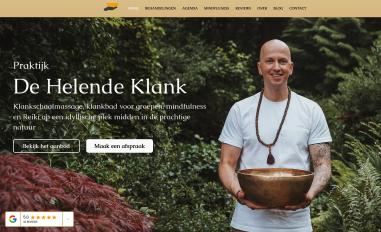 Schermafbeelding van dehelendeklank.nl