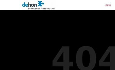 Schermafbeelding van dehonautomation.nl