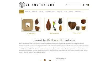 Schermafbeelding van dehoutenurn.nl
