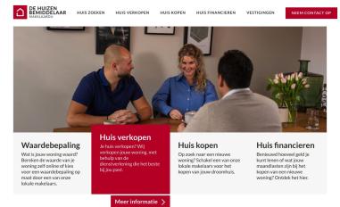 Schermafbeelding van dehuizenbemiddelaar.nl