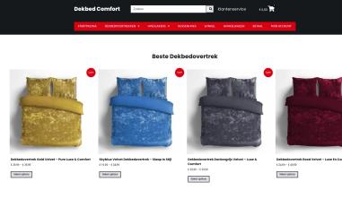 Schermafbeelding van dekbedcomfort.nl