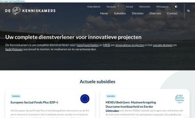 Schermafbeelding van dekenniskamers.nl