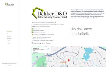 Schermafbeelding van dekkerdeno.nl