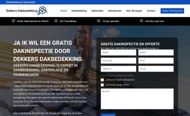 Schermafbeelding van dekkersdakbedekking.nl