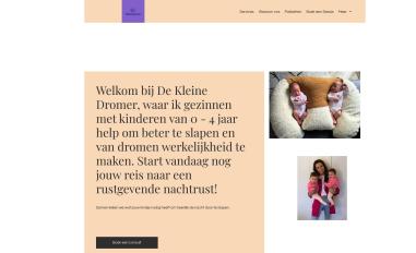 Schermafbeelding van dekleinedromer.nl