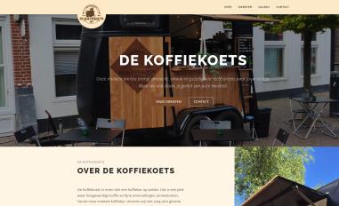 Schermafbeelding van dekoffiekoets.nl