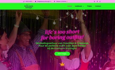 Schermafbeelding van dekostuumkoningin.nl