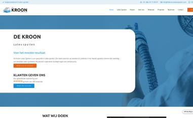 Schermafbeelding van dekroonlatexspuiten.com