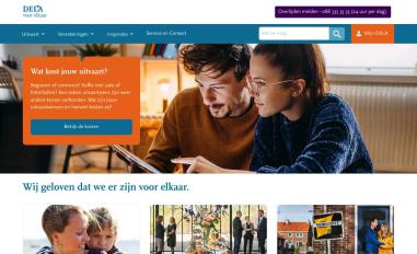 Schermafbeelding van dela.nl