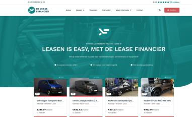 Schermafbeelding van deleasefinancier.nl