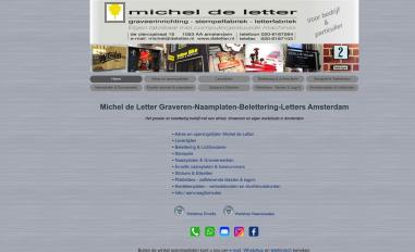 Schermafbeelding van deletter.nl