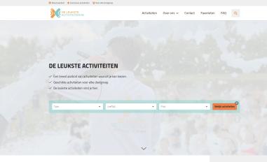 Schermafbeelding van deleuksteactiviteiten.nl