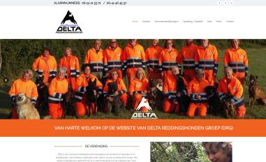 Schermafbeelding van deltareddingshonden.nl