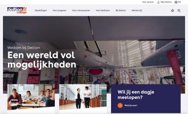 Schermafbeelding van deltion.nl