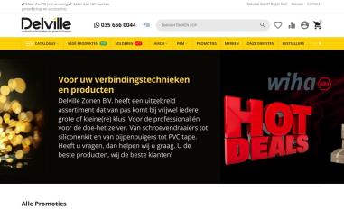 Schermafbeelding van delville.nl