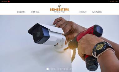Schermafbeelding van demeestersintechniek.nl