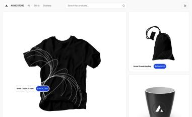 Schermafbeelding van demo.vercel.store