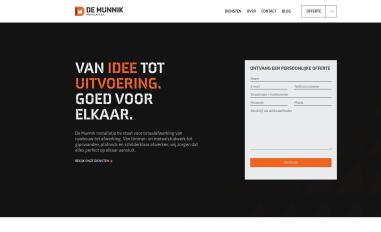Schermafbeelding van demunnikinstallatie.be