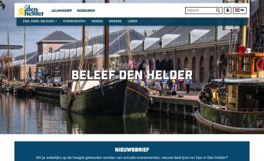 Schermafbeelding van denhelder.online