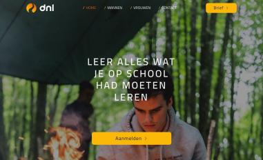 Schermafbeelding van denieuwelichting.com