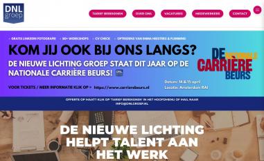 Schermafbeelding van denieuwelichting.nl